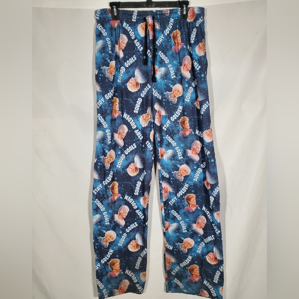 GOLDEN GIRLS PAJAMAS SLEEPWEAR PAJAMA PANTS BETTY WHITE STAY GOLDEN MENS LARGE